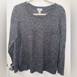 Old Navy Women's Charcoal Crew Neck Sweater